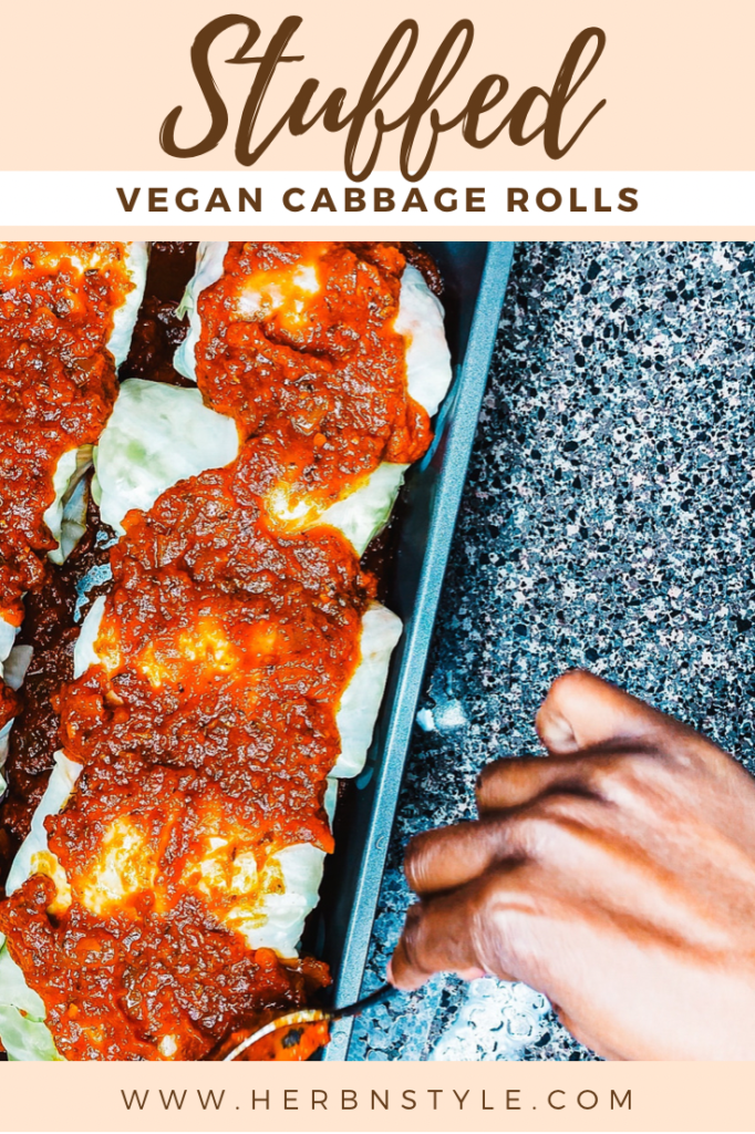Vegan Stuffed Cabbage Rolls – herbnstyle.com